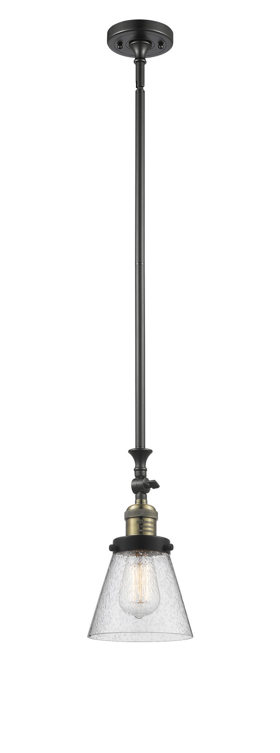 Innovations - 206-BAB-G64 - One Light Mini Pendant - Franklin Restoration - Black Antique Brass