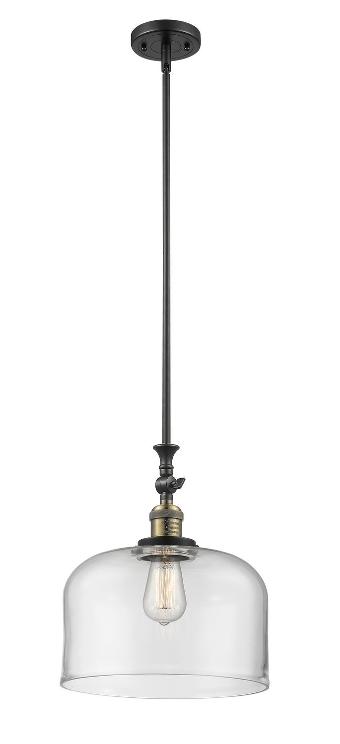 Innovations - 206-BAB-G72-L - One Light Mini Pendant - Franklin Restoration - Black Antique Brass