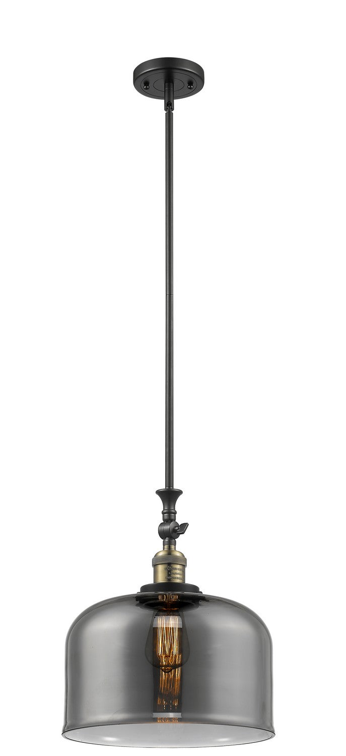 Innovations - 206-BAB-G73-L - One Light Mini Pendant - Franklin Restoration - Black Antique Brass