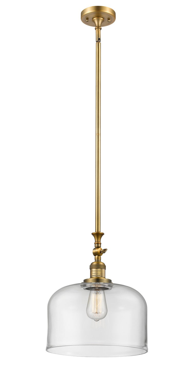 Innovations - 206-BB-G72-L - One Light Mini Pendant - Franklin Restoration - Brushed Brass