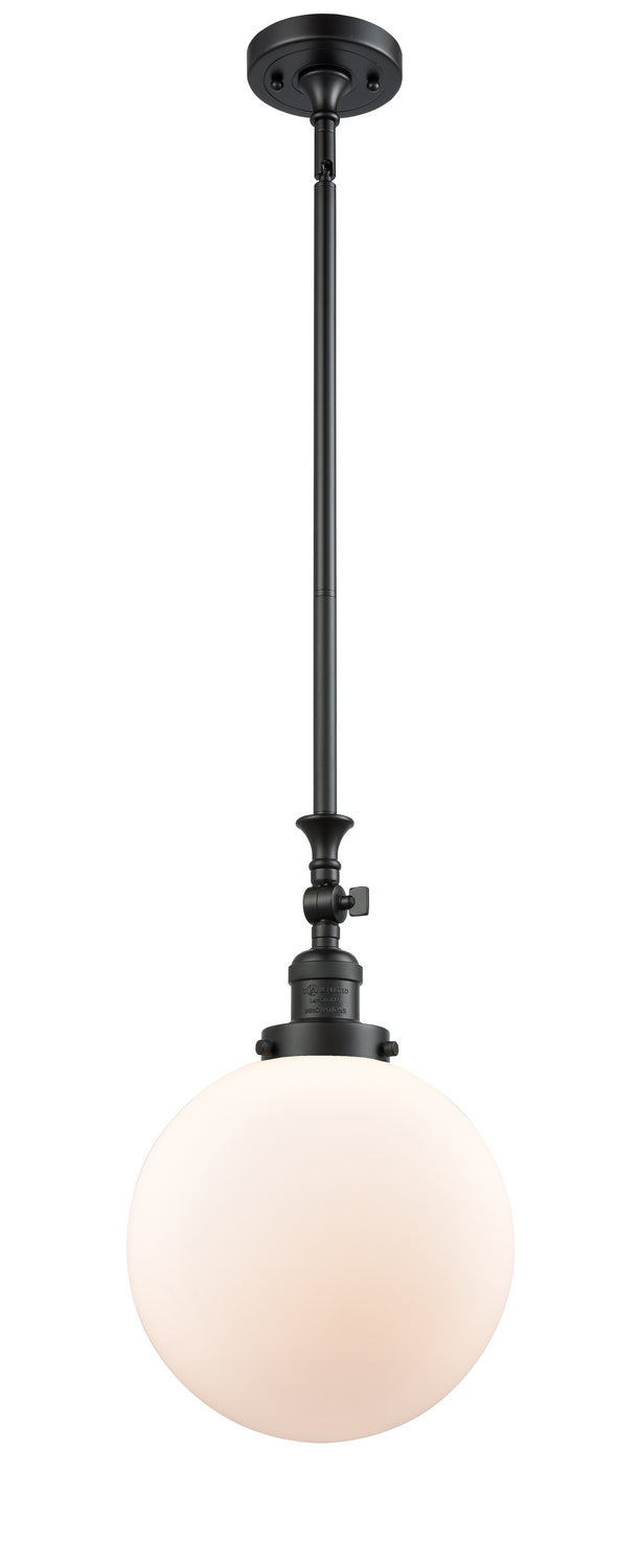 Innovations - 206-BK-G201-10 - One Light Mini Pendant - Franklin Restoration - Matte Black