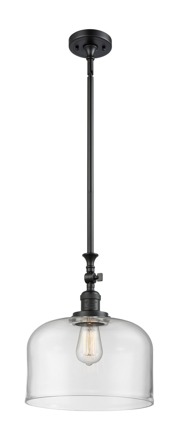 Innovations - 206-BK-G72-L - One Light Mini Pendant - Franklin Restoration - Matte Black