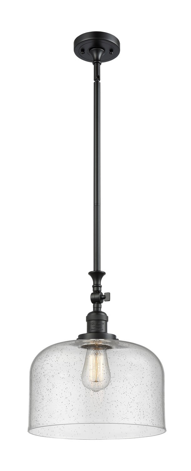Innovations - 206-BK-G74-L - One Light Mini Pendant - Franklin Restoration - Matte Black
