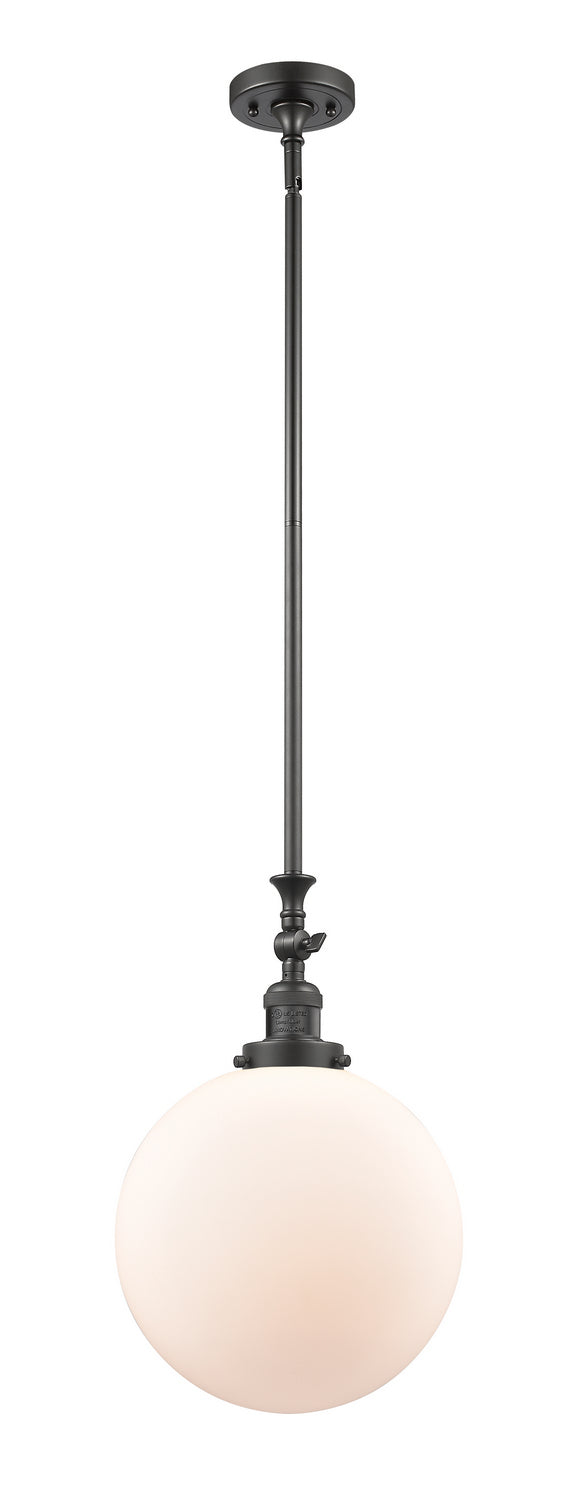 Innovations - 206-OB-G201-12 - One Light Mini Pendant - Franklin Restoration - Oil Rubbed Bronze