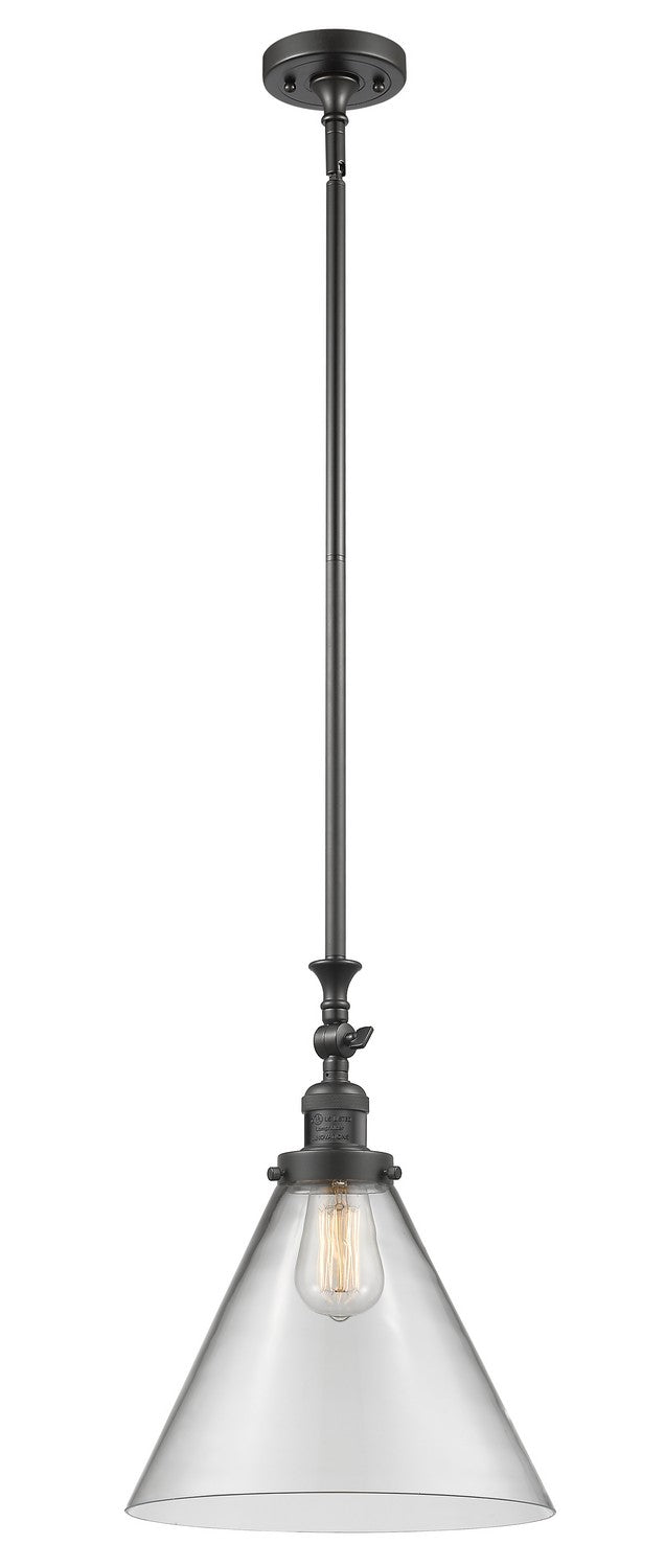 Innovations - 206-OB-G42-L - One Light Mini Pendant - Franklin Restoration - Oil Rubbed Bronze