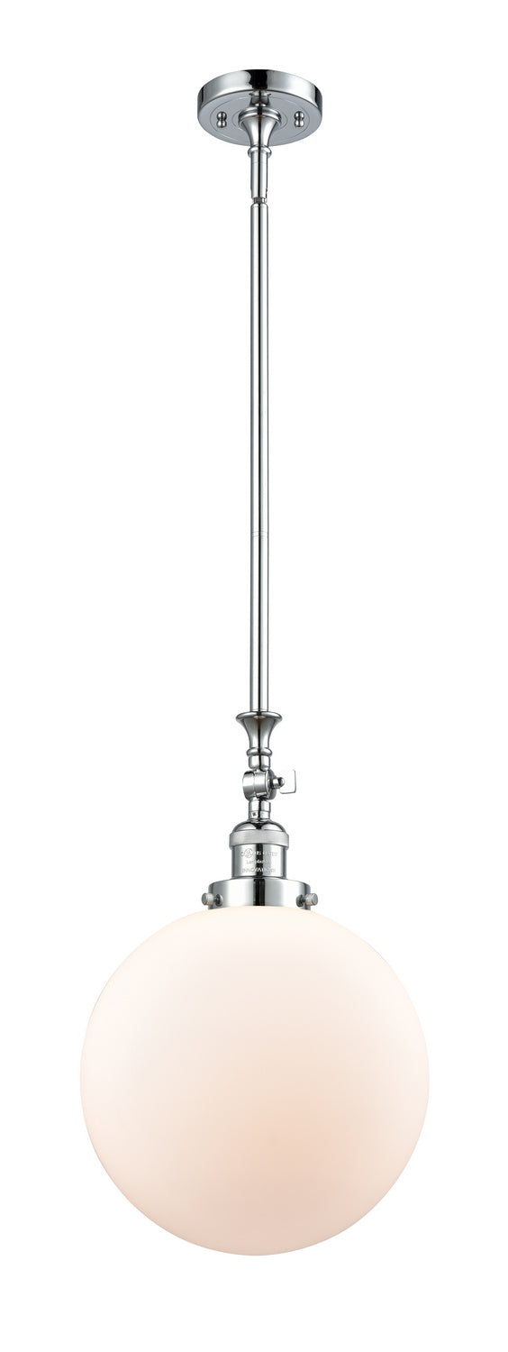 Innovations - 206-PC-G201-12 - One Light Mini Pendant - Franklin Restoration - Polished Chrome