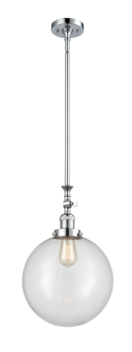 Innovations - 206-PC-G202-12 - One Light Mini Pendant - Franklin Restoration - Polished Chrome