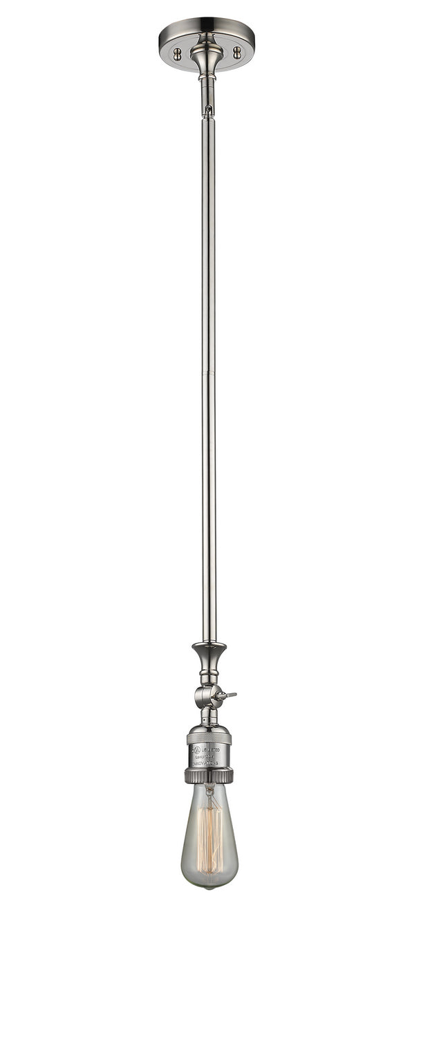 Innovations - 206-PN - One Light Mini Pendant - Franklin Restoration - Polished Nickel