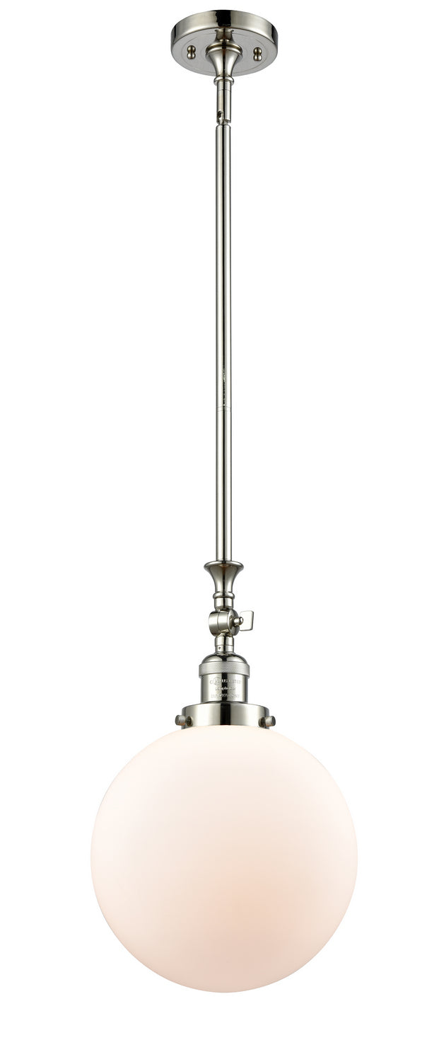 Innovations - 206-PN-G201-10 - One Light Mini Pendant - Franklin Restoration - Polished Nickel