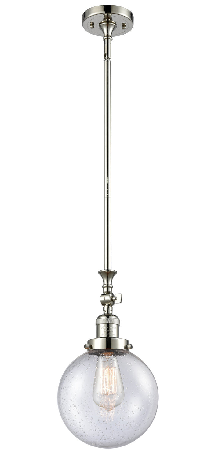 Innovations - 206-PN-G204-8 - One Light Mini Pendant - Franklin Restoration - Polished Nickel