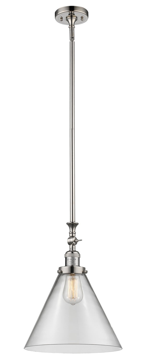 Innovations - 206-PN-G42-L - One Light Mini Pendant - Franklin Restoration - Polished Nickel