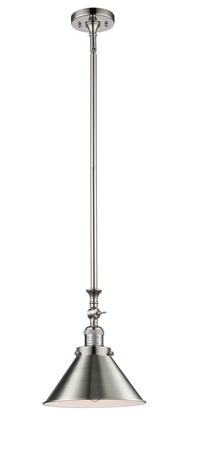 Innovations - 206-PN-M10-PN - One Light Mini Pendant - Franklin Restoration - Polished Nickel