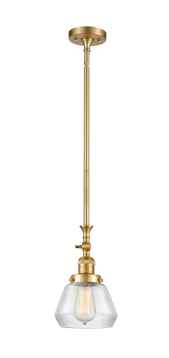 Innovations - 206-SG-G172 - One Light Mini Pendant - Franklin Restoration - Satin Gold