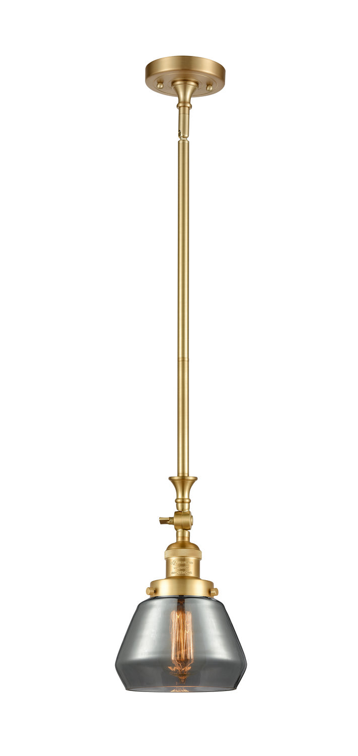 Innovations - 206-SG-G173 - One Light Mini Pendant - Franklin Restoration - Satin Gold
