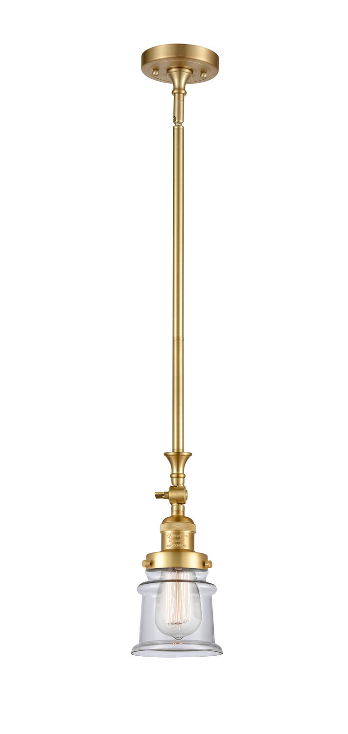 Innovations - 206-SG-G182S - One Light Mini Pendant - Franklin Restoration - Satin Gold