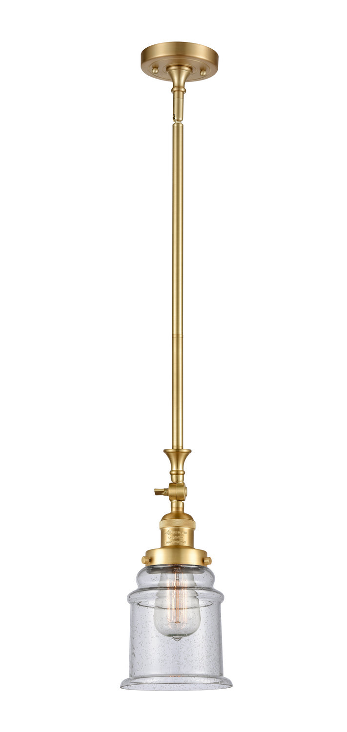 Innovations - 206-SG-G184 - One Light Mini Pendant - Franklin Restoration - Satin Gold