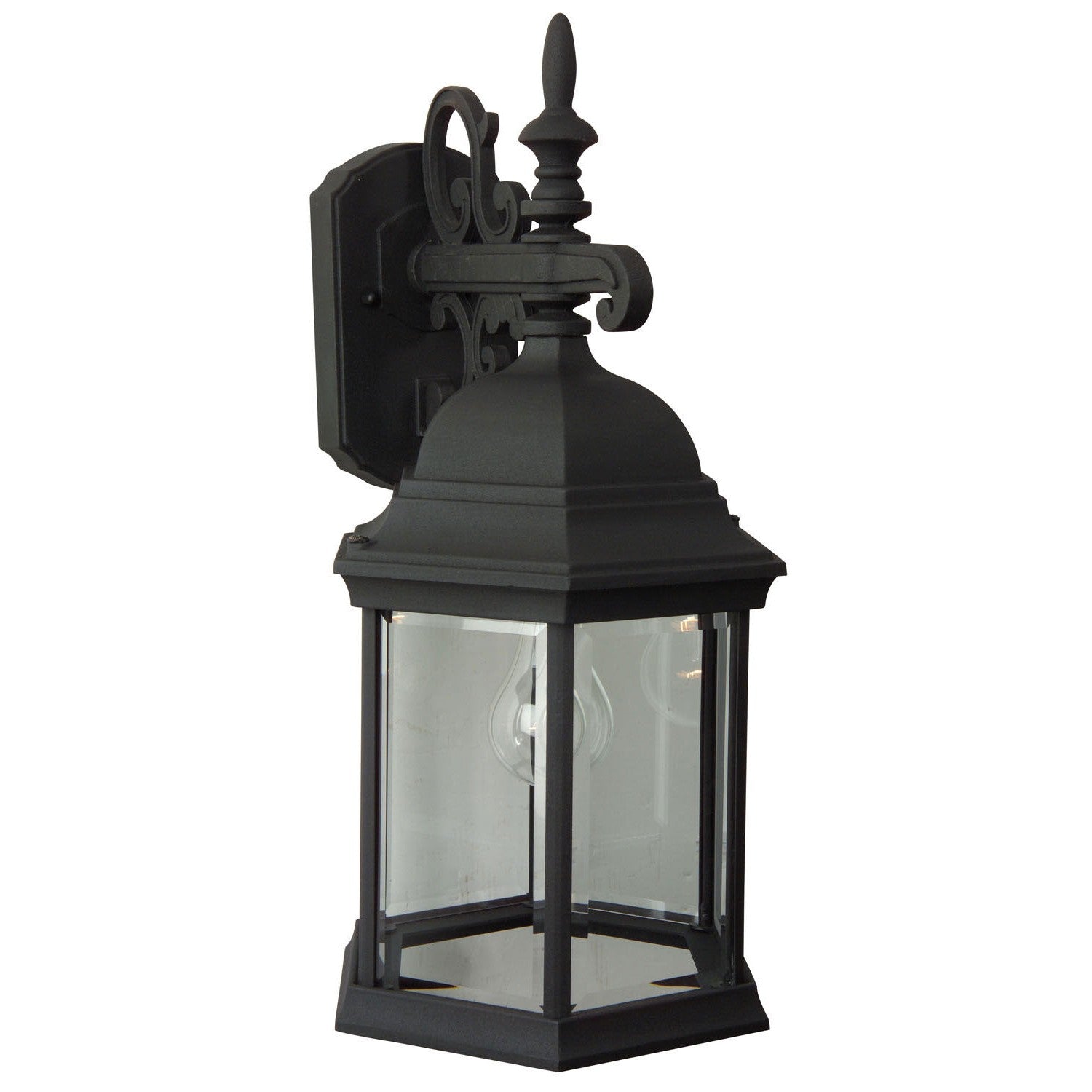 Craftmade - Z694-TB - One Light Wall Mount - Hex Style Cast - Textured Black