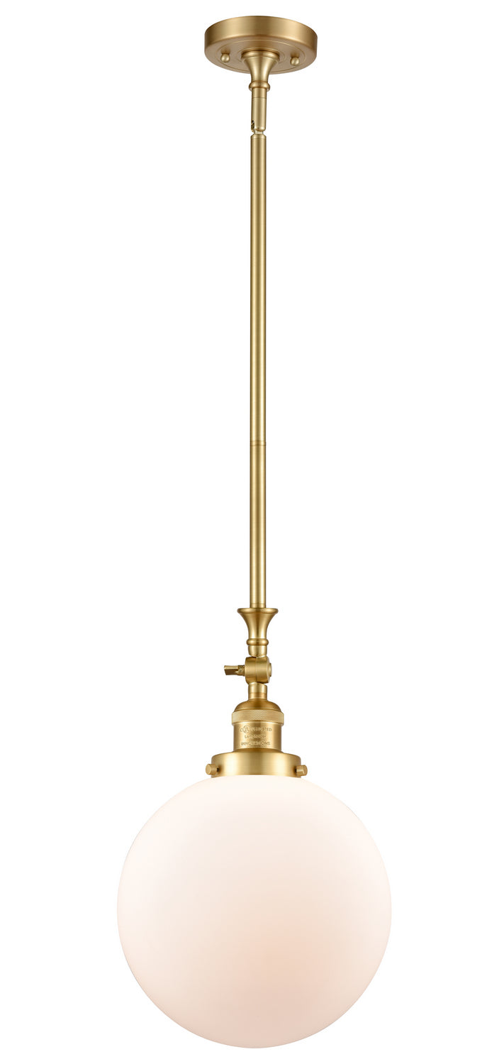 Innovations - 206-SG-G201-10 - One Light Mini Pendant - Franklin Restoration - Satin Gold
