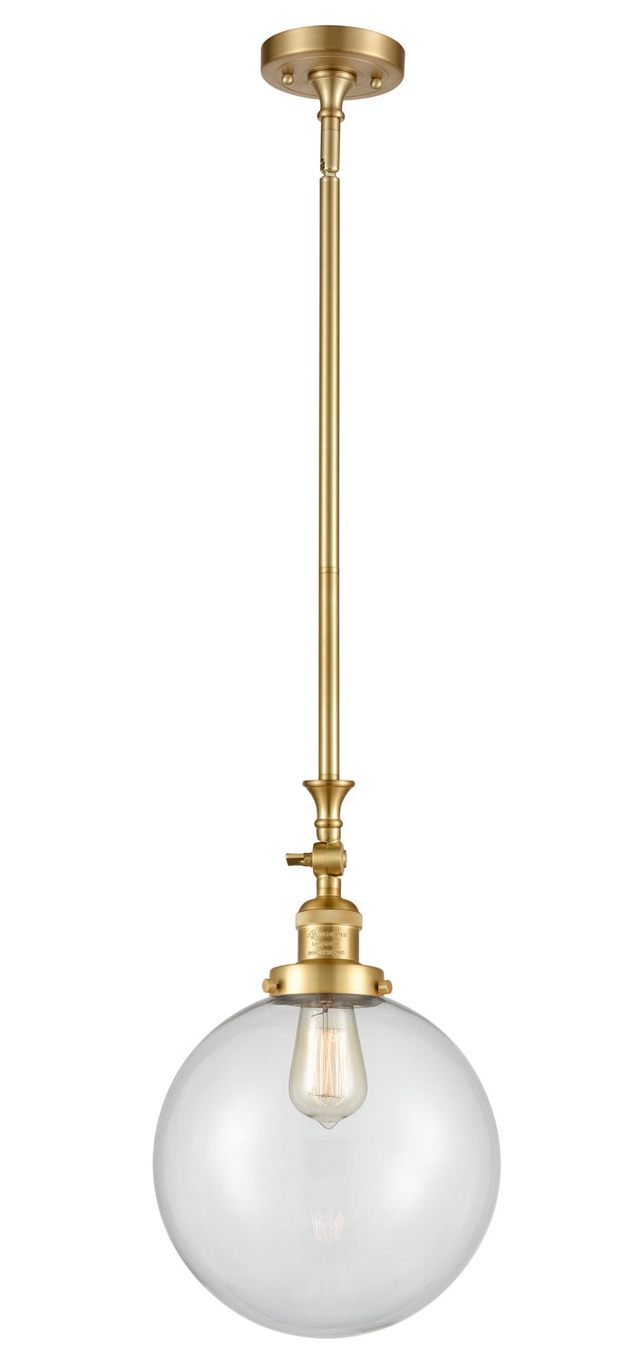 Innovations - 206-SG-G202-10 - One Light Mini Pendant - Franklin Restoration - Satin Gold
