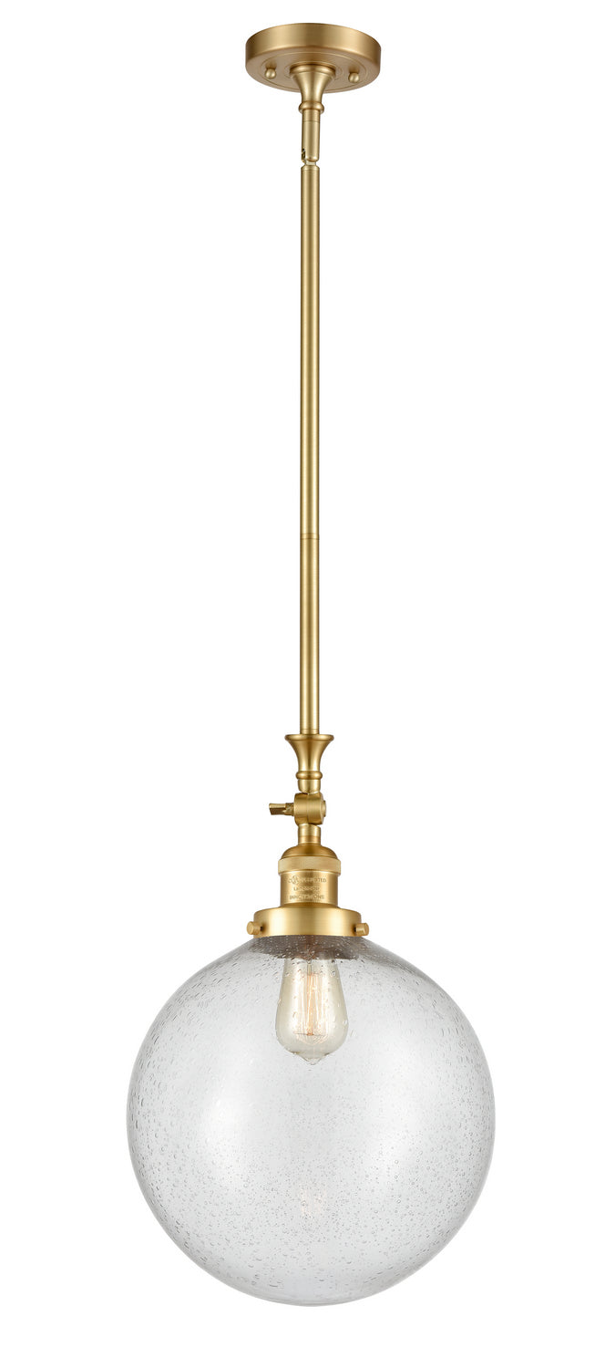 Innovations - 206-SG-G204-12 - One Light Mini Pendant - Franklin Restoration - Satin Gold