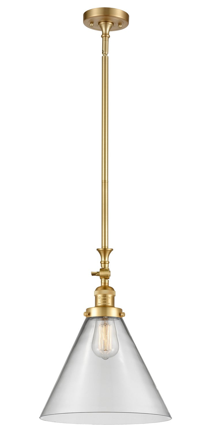 Innovations - 206-SG-G42-L - One Light Mini Pendant - Franklin Restoration - Satin Gold
