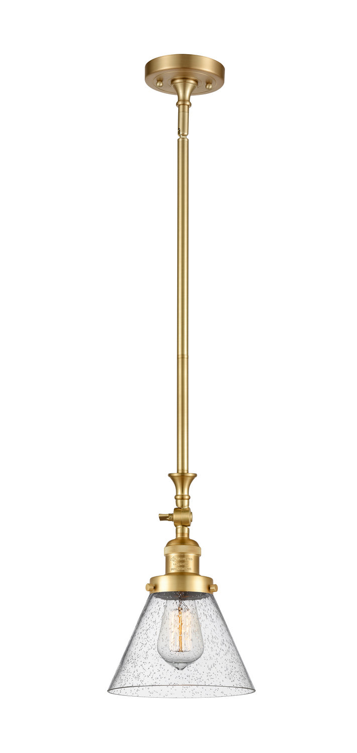 Innovations - 206-SG-G44 - One Light Mini Pendant - Franklin Restoration - Satin Gold