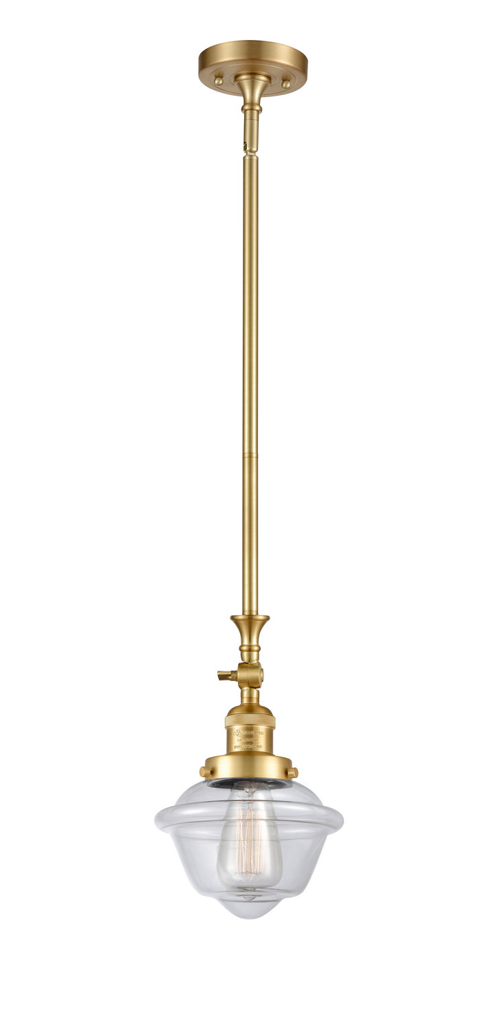 Innovations - 206-SG-G532 - One Light Mini Pendant - Franklin Restoration - Satin Gold