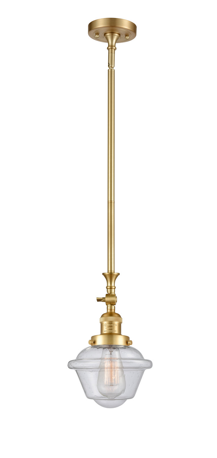Innovations - 206-SG-G534 - One Light Mini Pendant - Franklin Restoration - Satin Gold