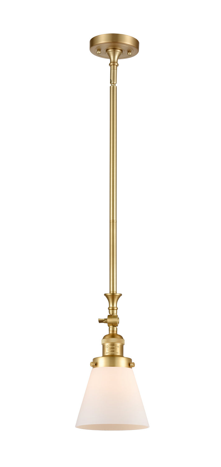 Innovations - 206-SG-G61 - One Light Mini Pendant - Franklin Restoration - Satin Gold