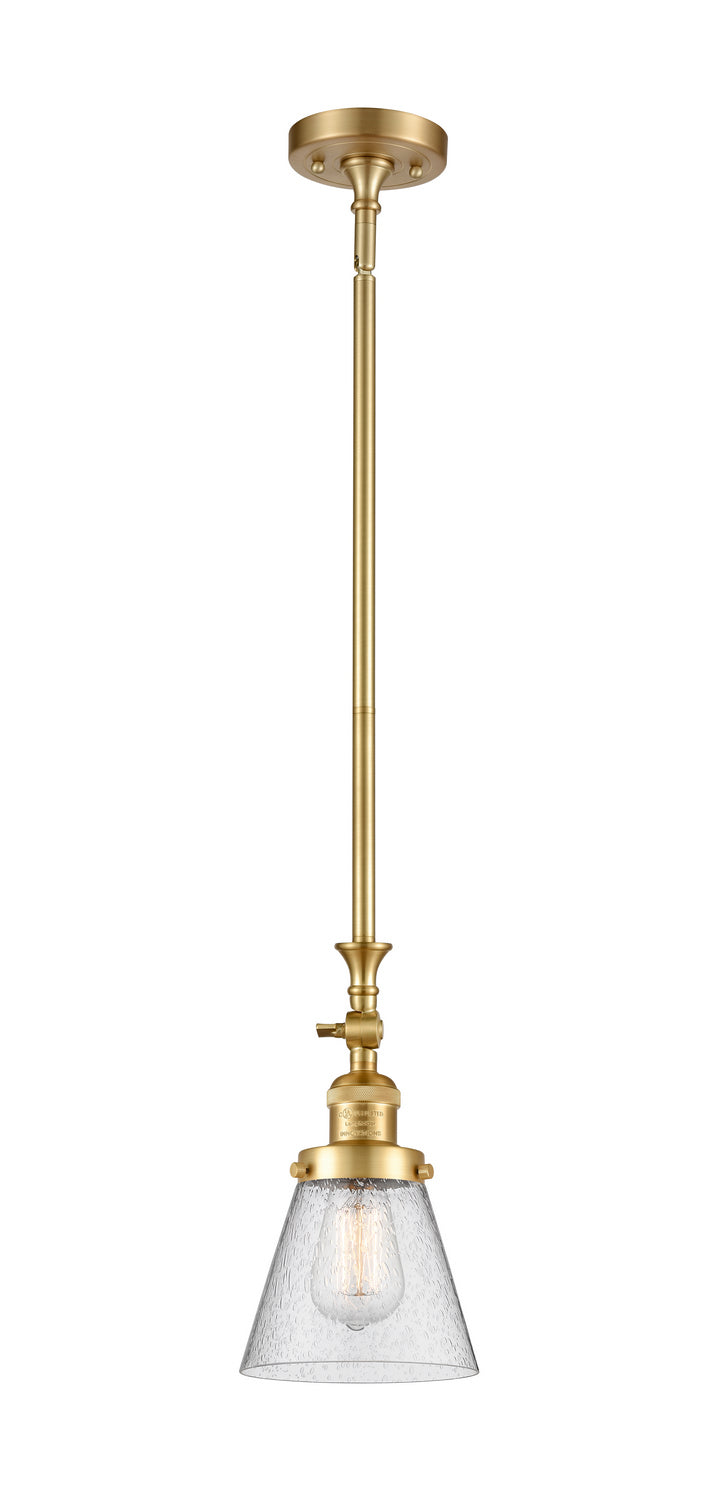 Innovations - 206-SG-G64 - One Light Mini Pendant - Franklin Restoration - Satin Gold