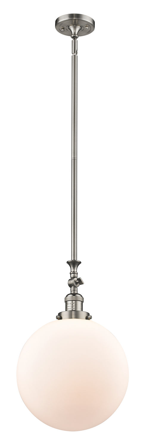 Innovations - 206-SN-G201-12 - One Light Mini Pendant - Franklin Restoration - Brushed Satin Nickel