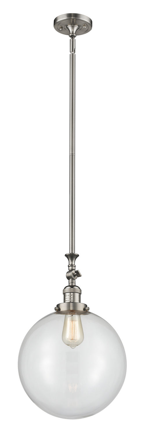 Innovations - 206-SN-G202-12 - One Light Mini Pendant - Franklin Restoration - Brushed Satin Nickel