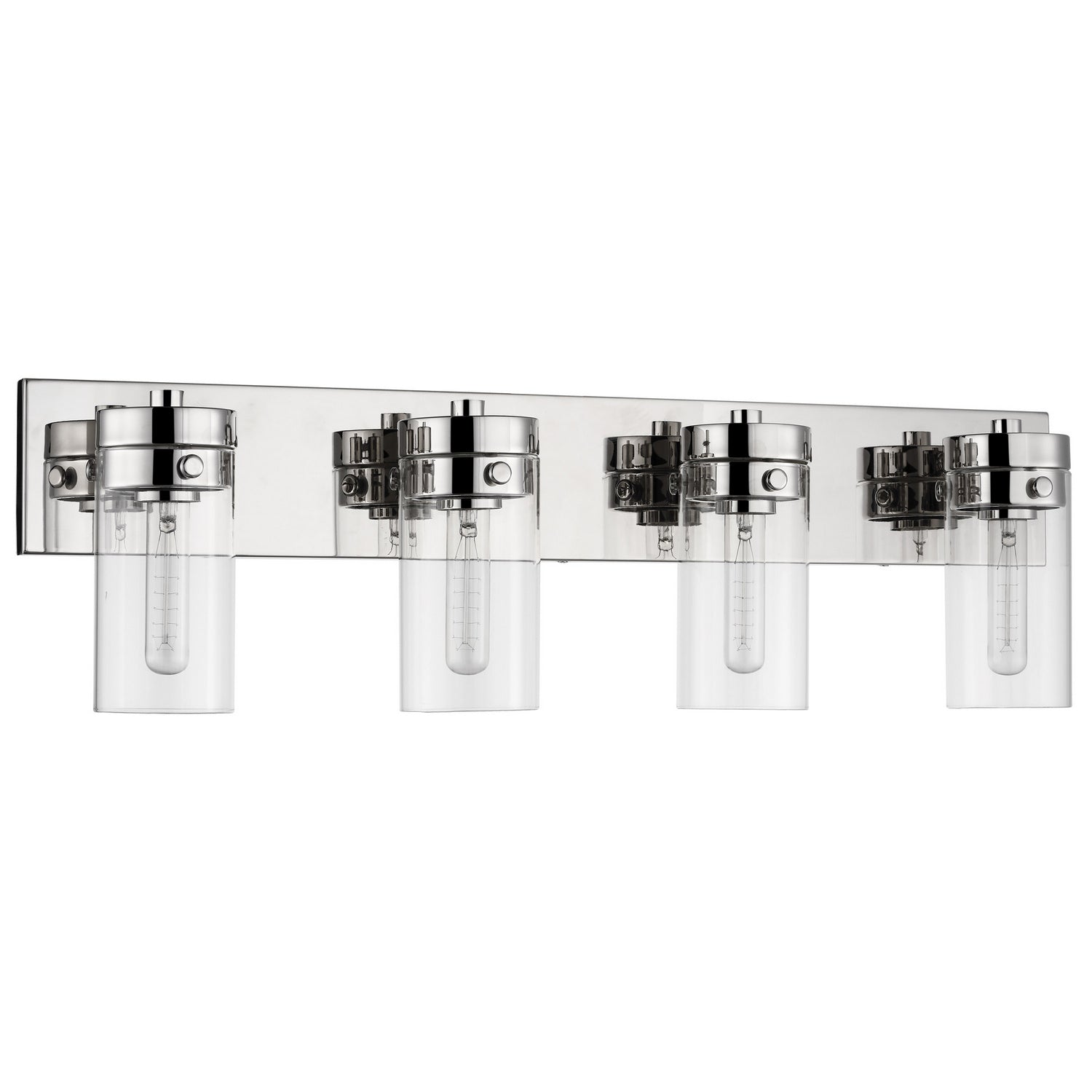 Nuvo Lighting - 60-7634 - Four Light Vanity - Intersection - Polished Nickel