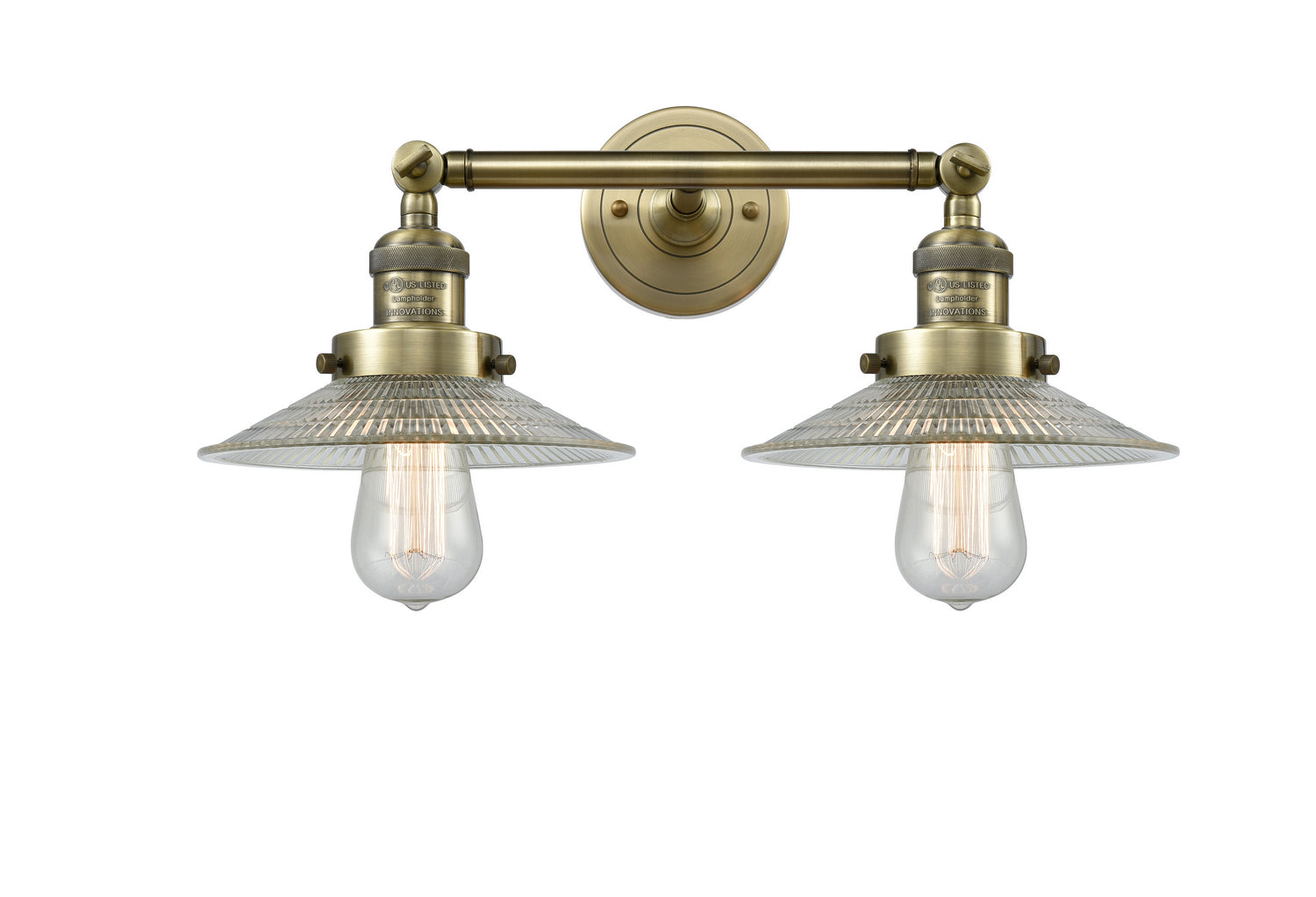 Innovations - 208-AB-G2 - Two Light Bath Vanity - Franklin Restoration - Antique Brass
