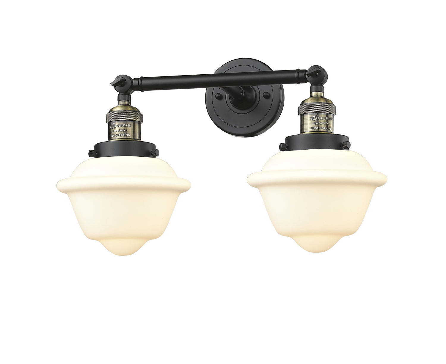 Innovations - 208-BAB-G531 - Two Light Bath Vanity - Franklin Restoration - Black Antique Brass