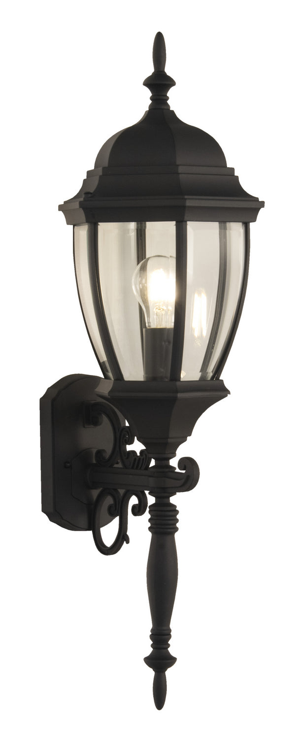 Craftmade - Z280-TB - One Light Wall Mount - Bent Glass Cast - Textured Black