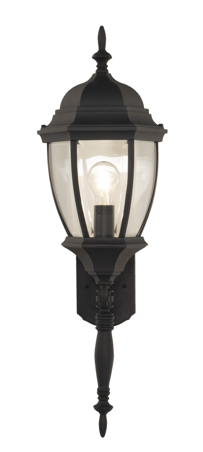 Craftmade - Z280-TB - One Light Wall Mount - Bent Glass Cast - Textured Black