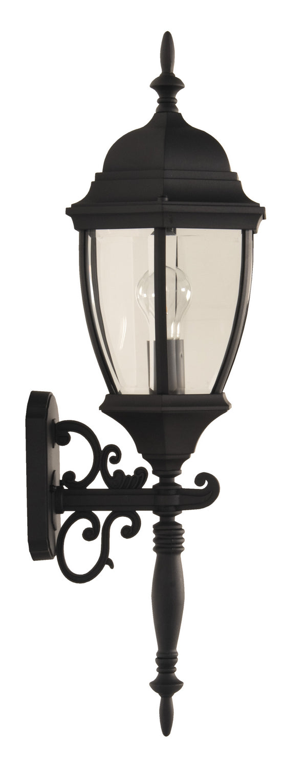 Craftmade - Z280-TB - One Light Wall Mount - Bent Glass Cast - Textured Black