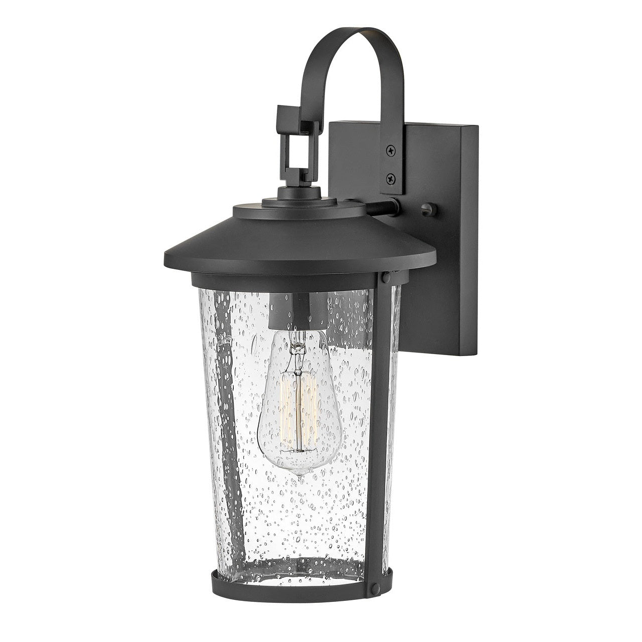 Lark - 82020BK - LED Wall Lantern - Banks - Black
