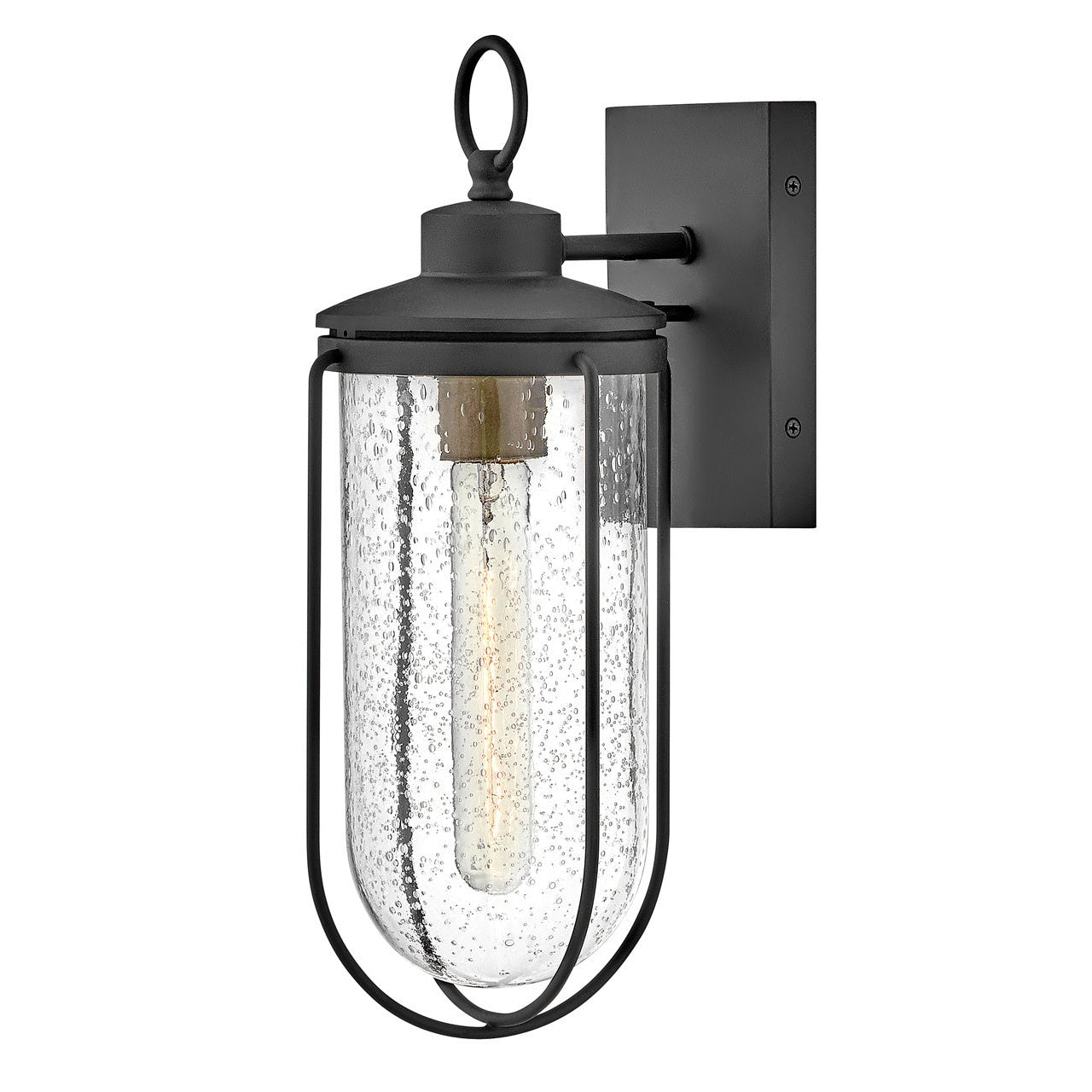 Lark - 82030MB - LED Wall Lantern - Moby - Museum Black