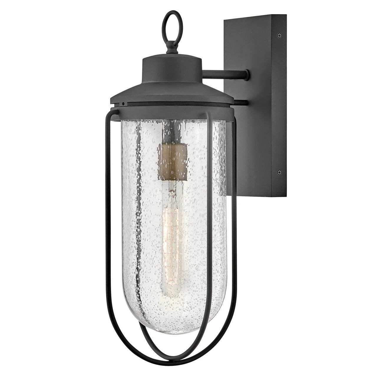 Lark - 82034MB - LED Wall Lantern - Moby - Museum Black