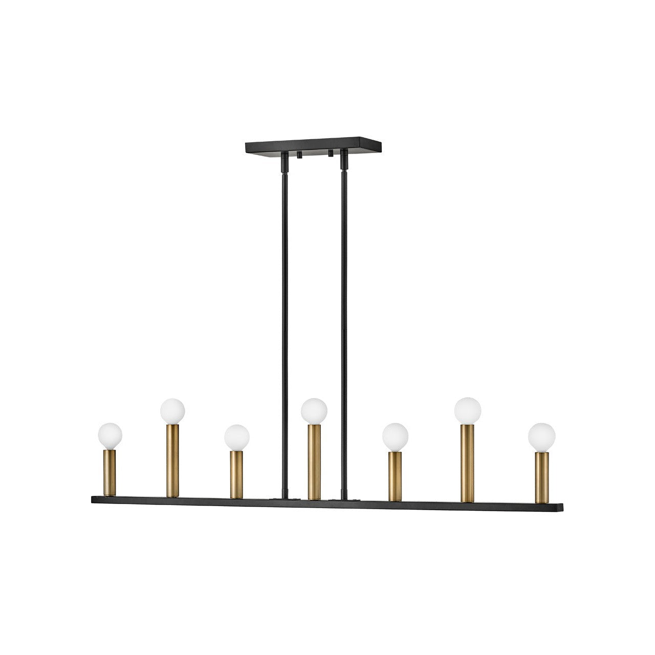 Lark - 83156BK - LED Linear Chandelier - Lazlo - Black