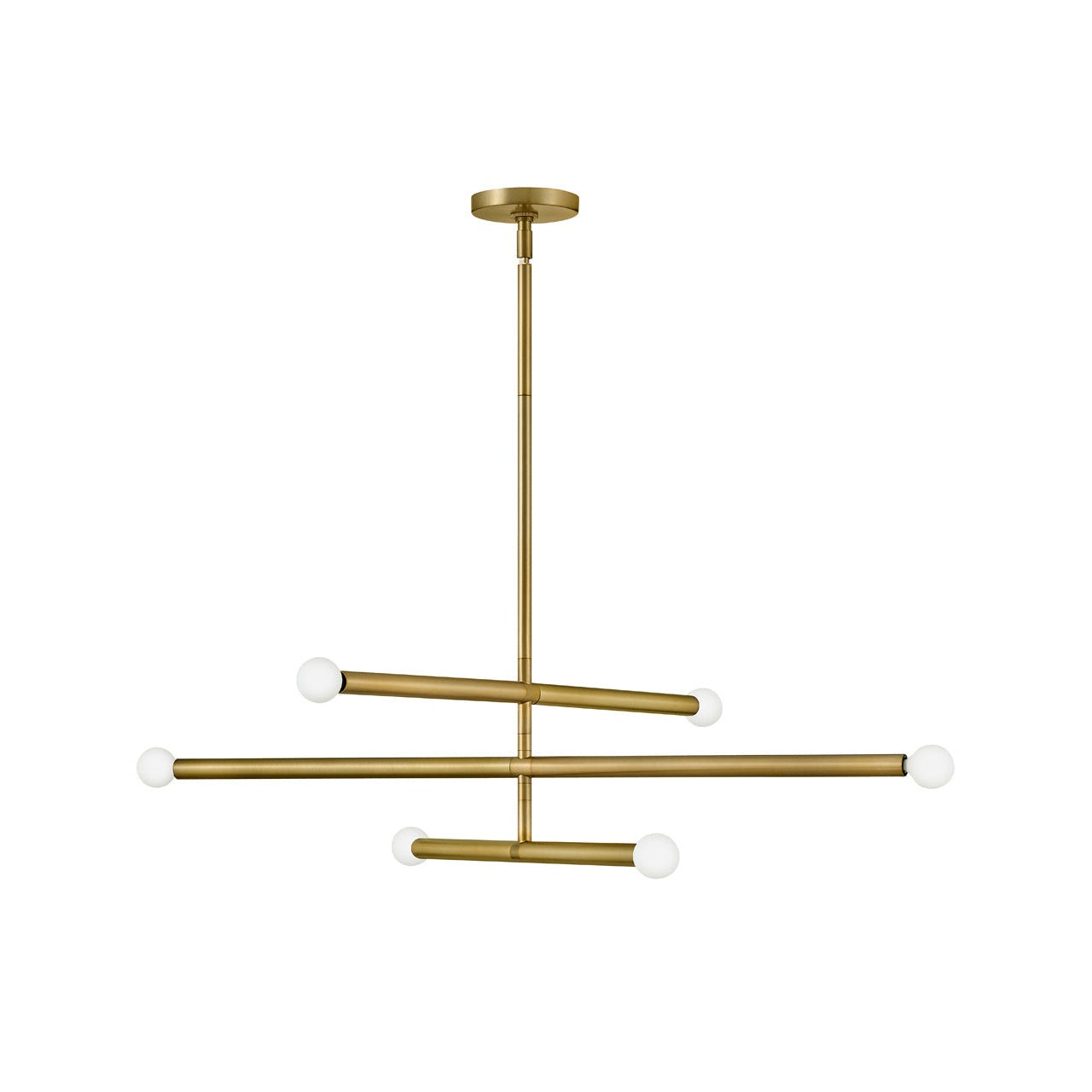 Lark - 83195LCB - LED Chandelier - Millie - Lacquered Brass