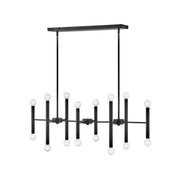 Lark - 83196BK - LED Linear Chandelier - Millie - Black