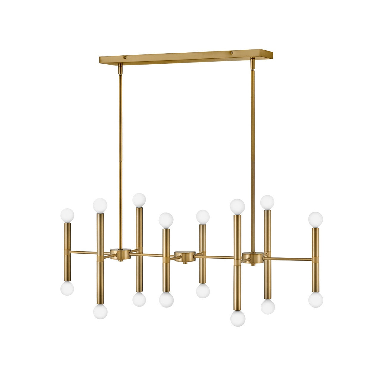Lark - 83196LCB - LED Linear Chandelier - Millie - Lacquered Brass