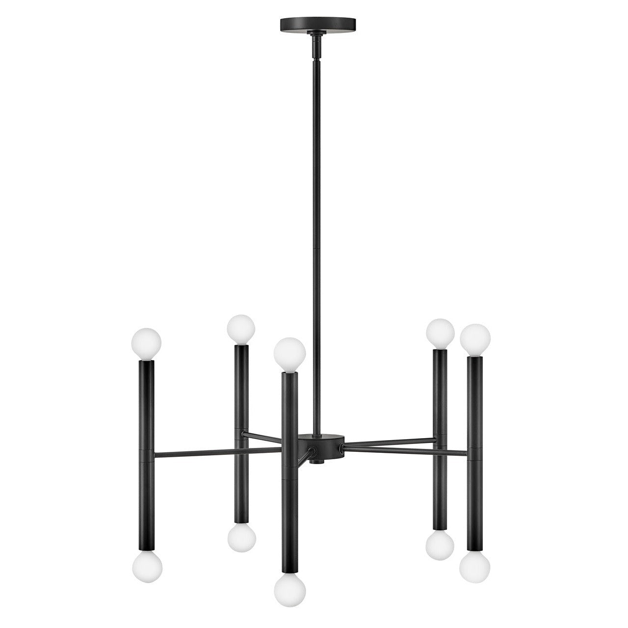 Lark - 83198BK - LED Chandelier - Millie - Black