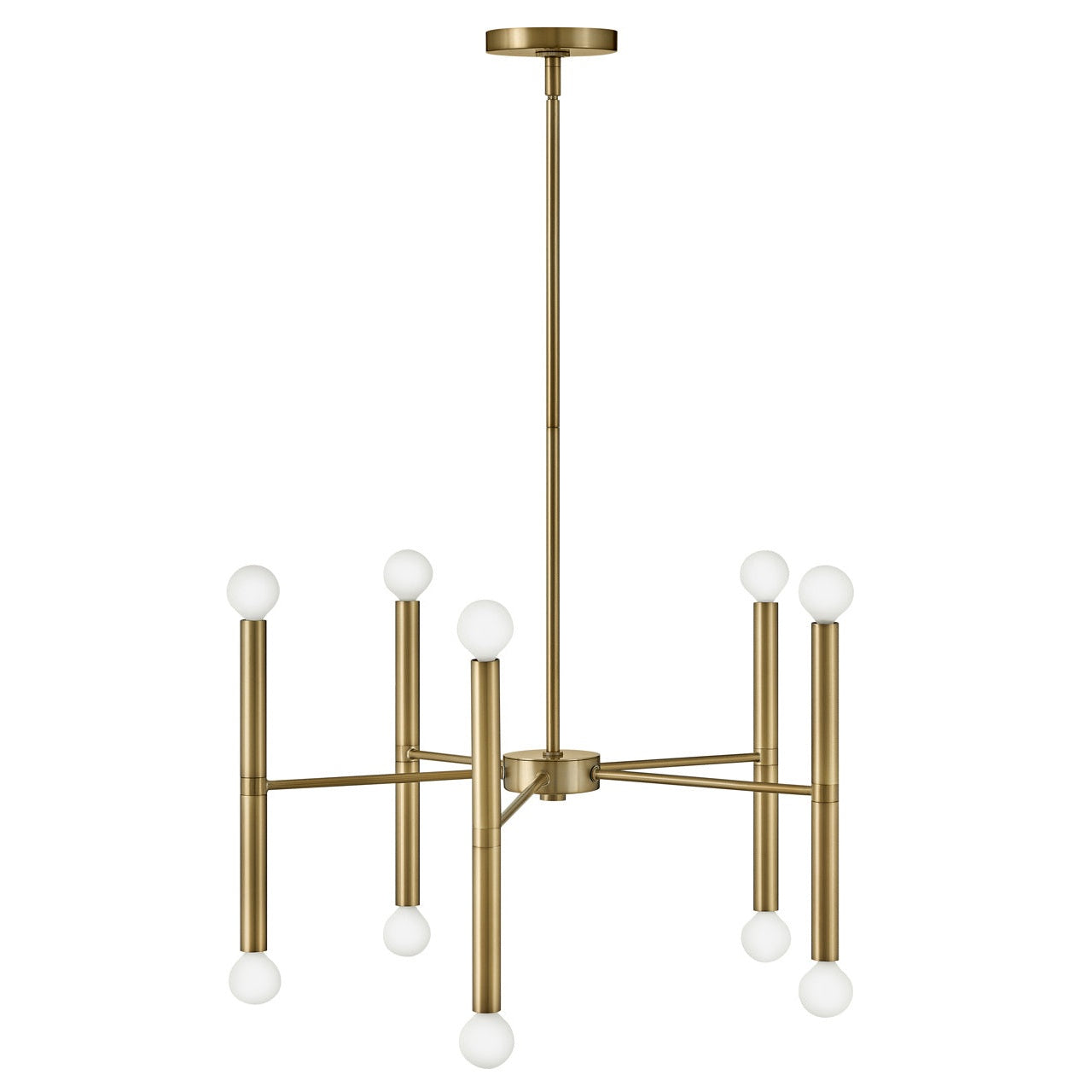 Lark - 83198LCB - LED Chandelier - Millie - Lacquered Brass