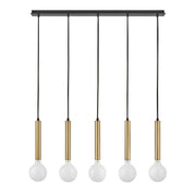 Lark - 83206LCB - LED Linear Chandelier - Bobbie - Lacquered Brass