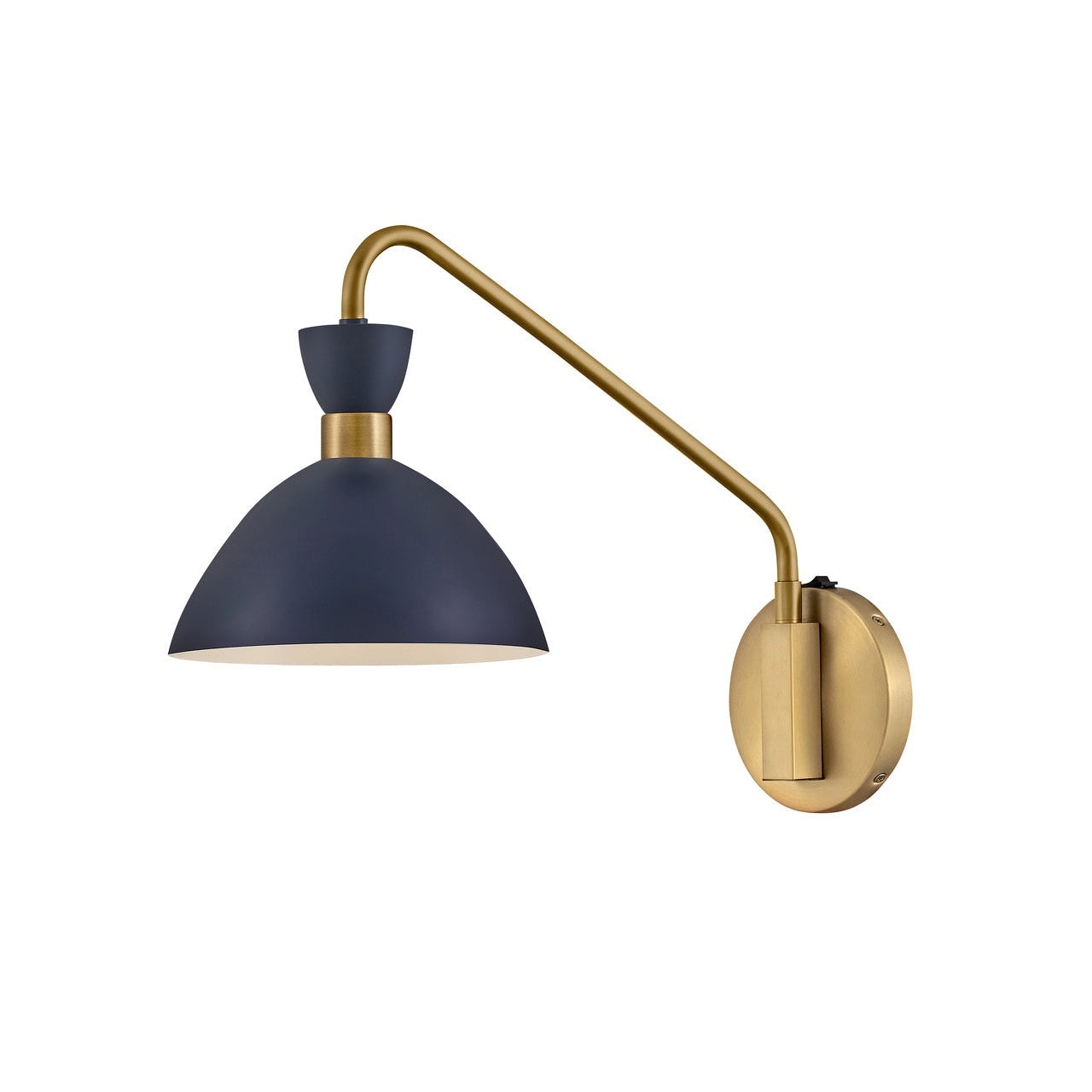 Lark - 83250MV-HB - LED Plug-In Wall Sconce - Simon - Matte Navy