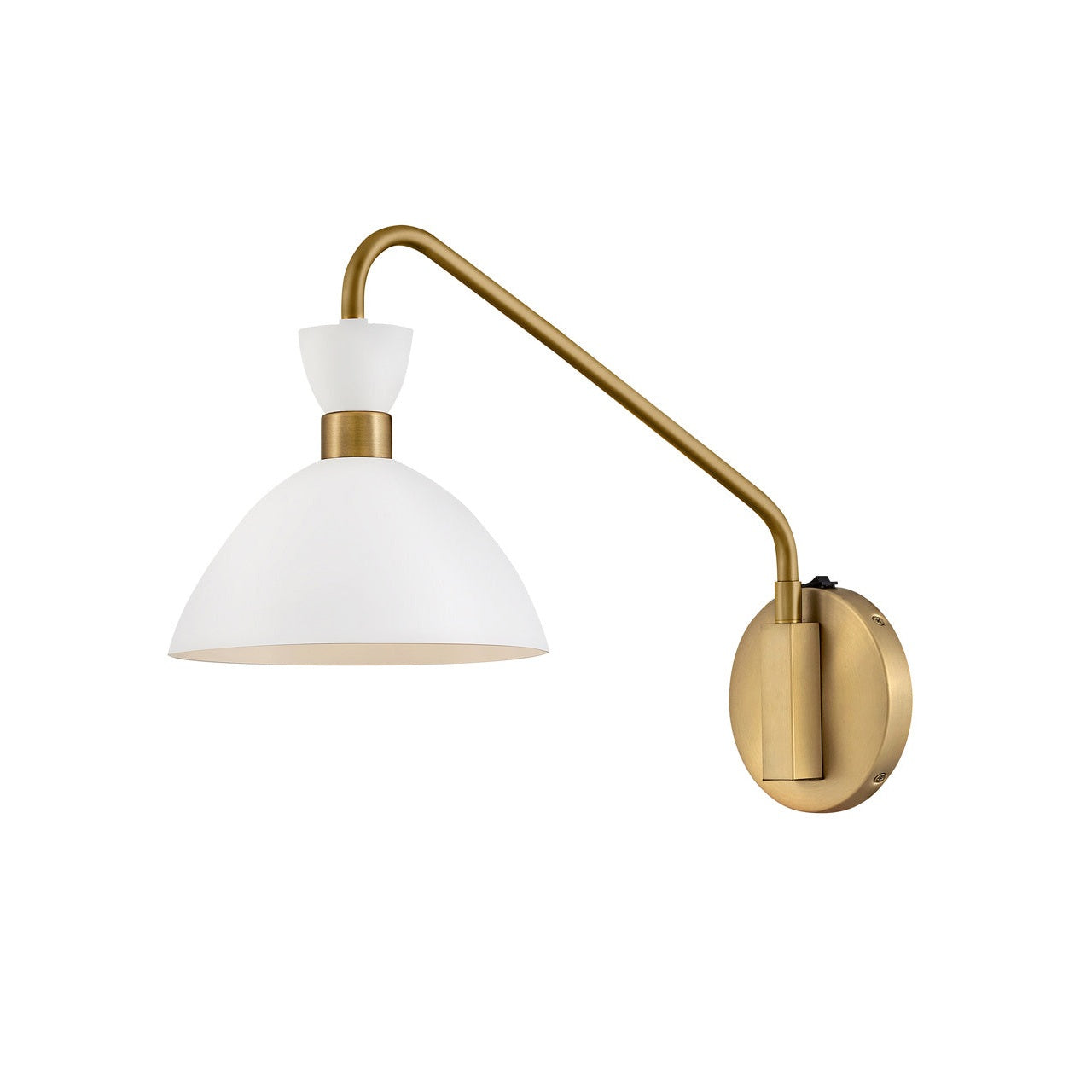Lark - 83250MW-HB - LED Plug-In Wall Sconce - Simon - Matte White